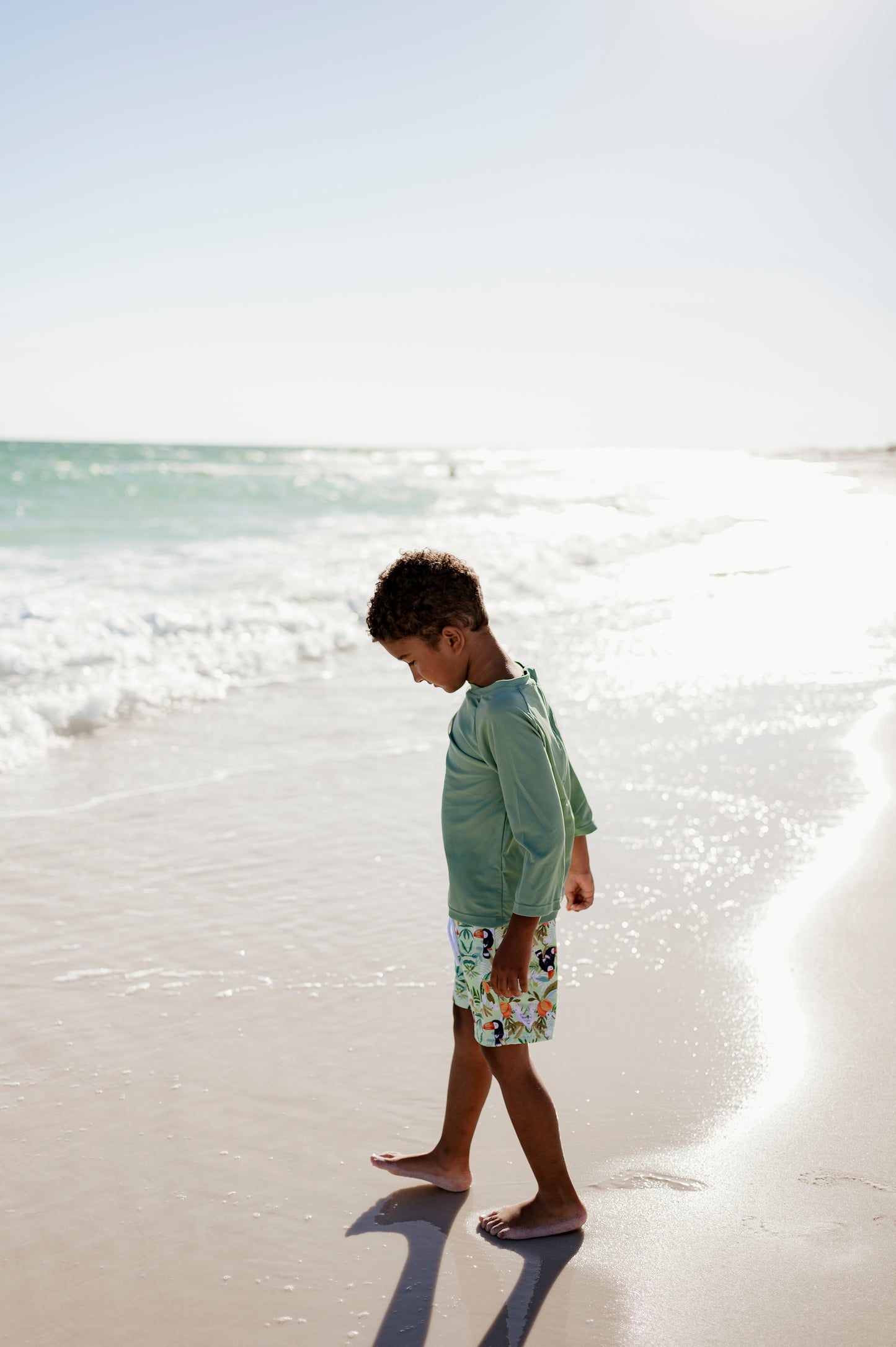 Seagrass Green - (RASH GUARD)