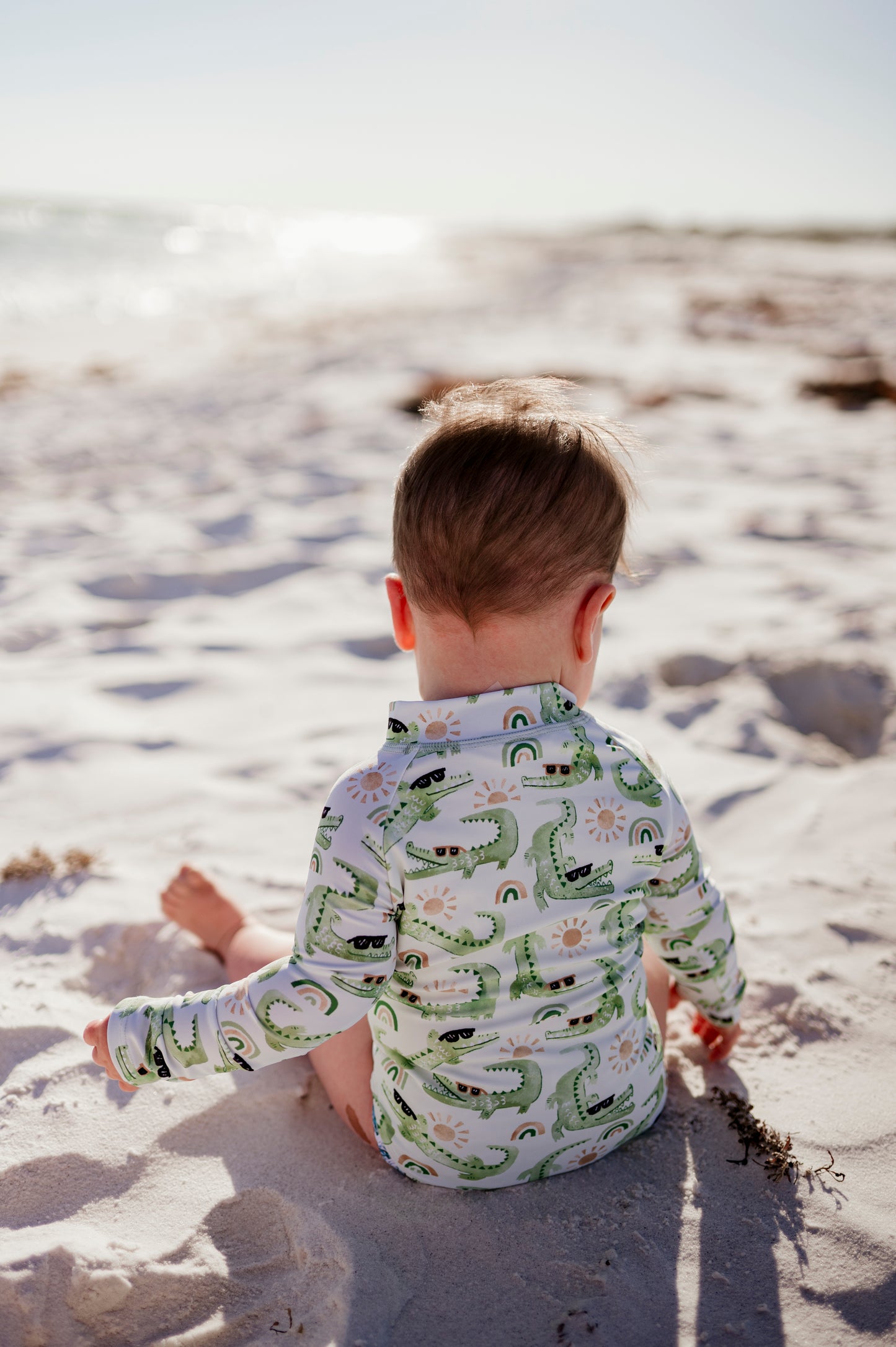 Sunny Snaps - (SNAP RASH GUARD)