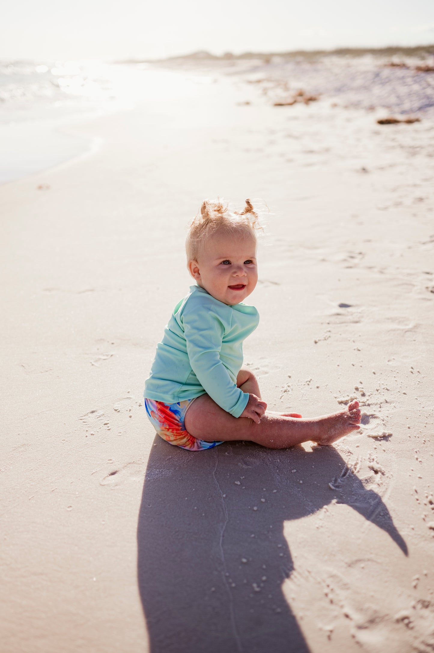 Sherbet Sunset - (SWIM DIAPER)