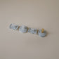 FRIGG Baby's First Pacifier Moonlight Sailing (Powder Blue) 4-Pack {Drop Ship}