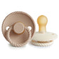 FRIGG Rope Natural Rubber Pacifier 2-Pack {Drop Ship}