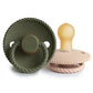 FRIGG Rope Natural Rubber Pacifier 2-Pack {Drop Ship}