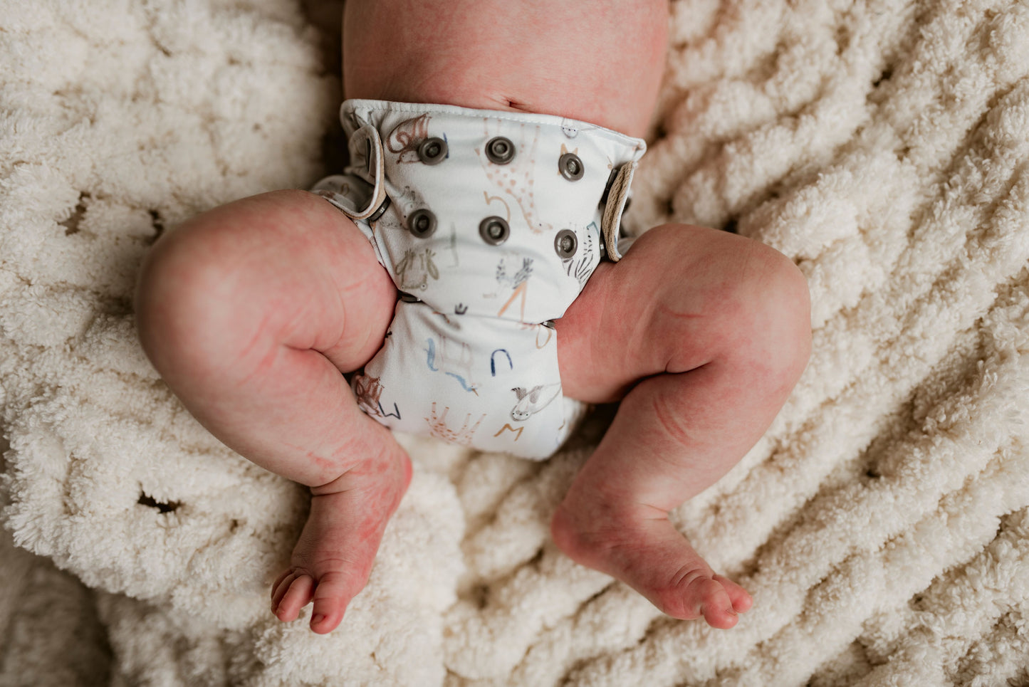 Alphanimals - (AIO NEWBORN POCKET DIAPER)