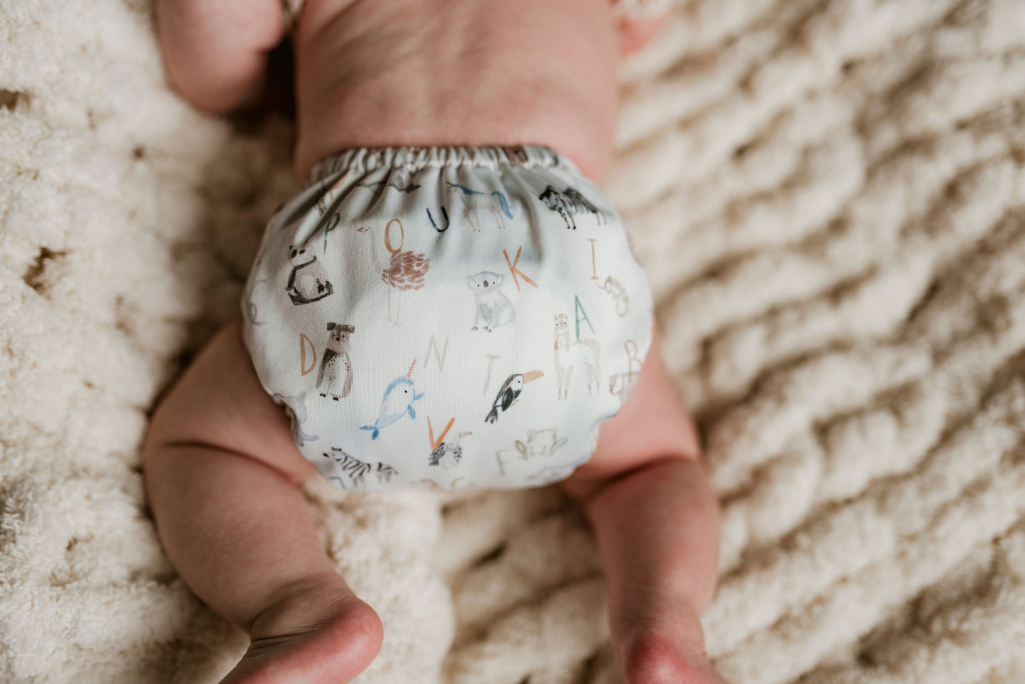 Alphanimals - (AIO NEWBORN POCKET DIAPER)