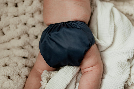 Slate - (AIO NEWBORN POCKET DIAPER)