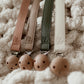 Vegan Leather Pacifier Clips