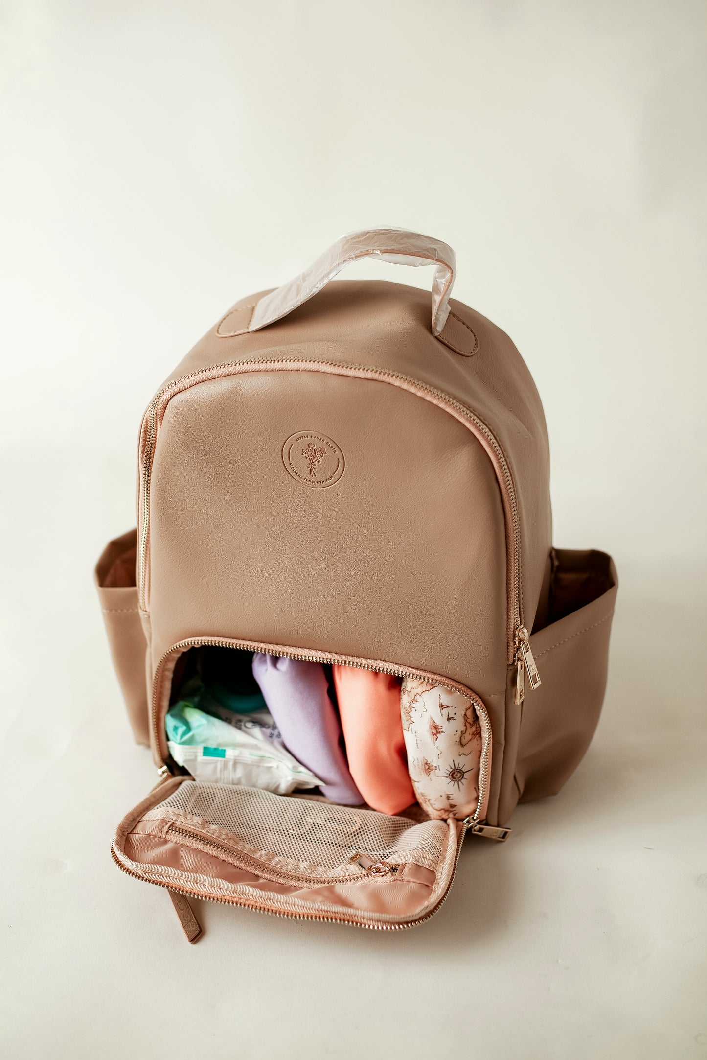 Vegan Leather Diaper Bag