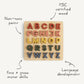 Wooden Alphabet Puzzle {Drop Ship}
