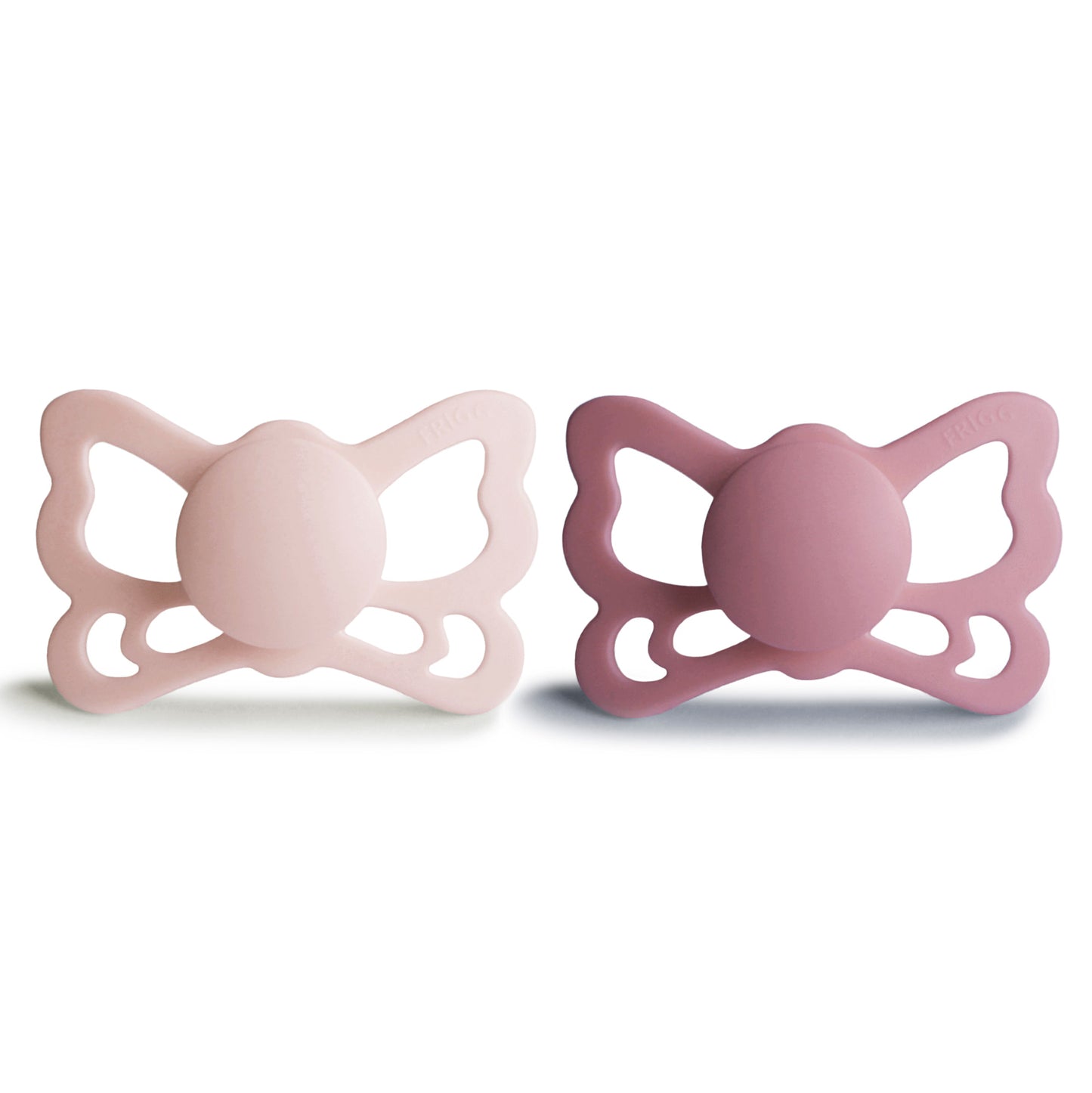 FRIGG Butterfly Anatomical Silicone Pacifier 2-Pack (6-18 Months) {Drop Ship}