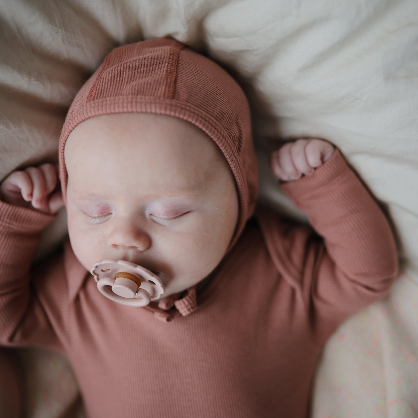 Ribbed Baby Bonnet {Drop Ship}