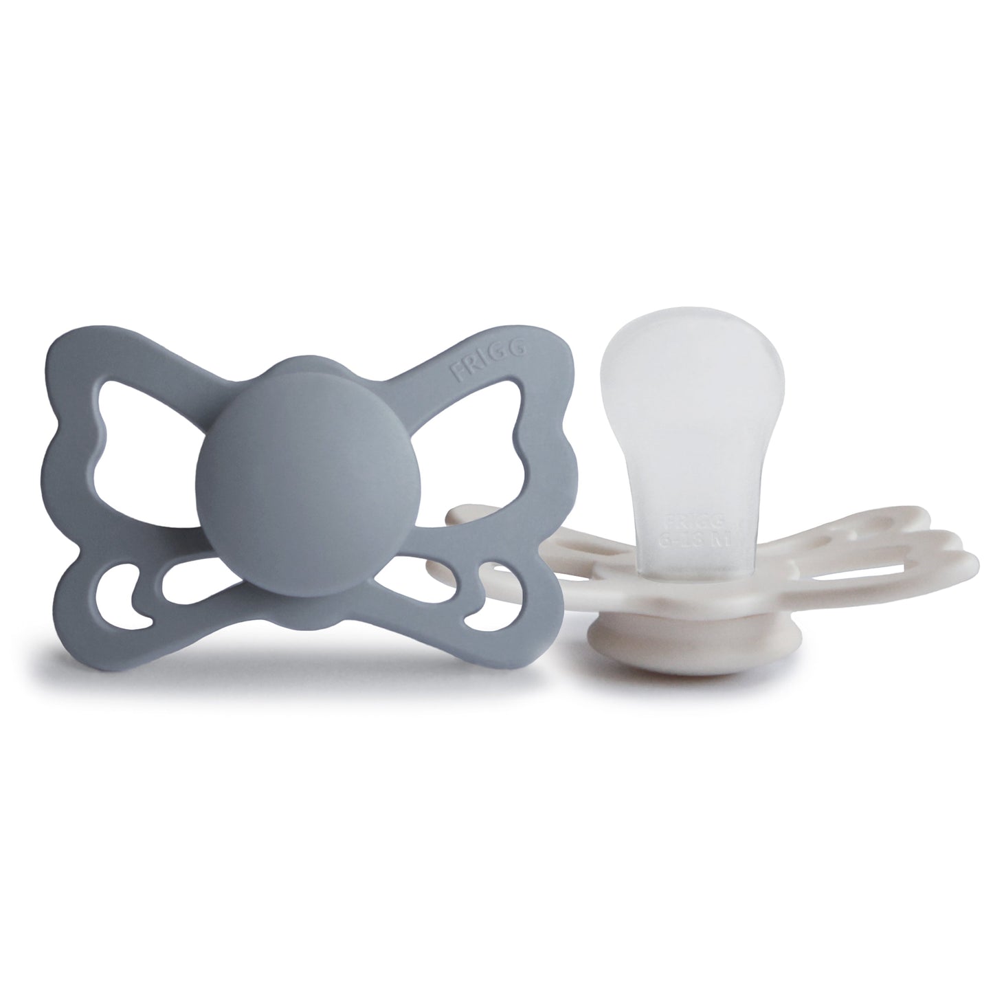 FRIGG Butterfly Anatomical Silicone Pacifier 2-Pack (6-18 Months) {Drop Ship}