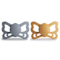 FRIGG Butterfly Anatomical Silicone Pacifier 2-Pack (6-18 Months) {Drop Ship}