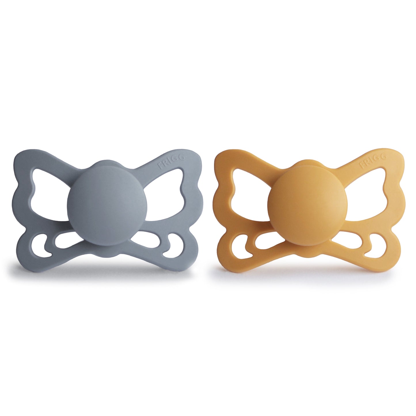 FRIGG Butterfly Anatomical Silicone Pacifier 2-Pack (6-18 Months) {Drop Ship}