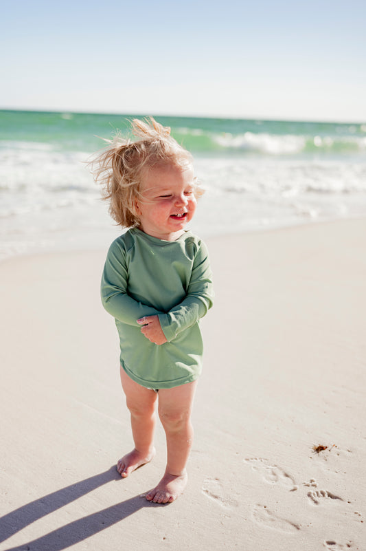 Seagrass Green  - (RASH GUARD)