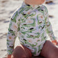 Sunny Snaps  - (SNAP RASH GUARD)