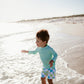 Soft Aqua  - (RASH GUARD)