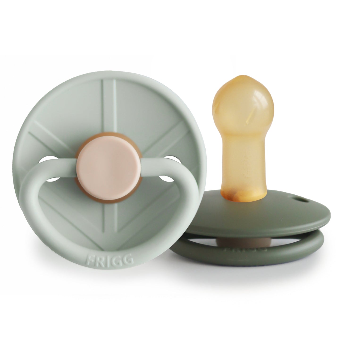 FRIGG Little Viking Natural Rubber Pacifier 2-Pack {Drop Ship}
