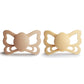 FRIGG Butterfly Anatomical Silicone Pacifier 2-Pack (6-18 Months) {Drop Ship}