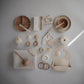 FRIGG Rope Natural Rubber Pacifier 2-Pack {Drop Ship}