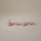 FRIGG Baby's First Pacifier Floral Heart (Blush) 4-Pack {Drop Ship}
