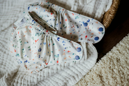 Speckle - (AIO NEWBORN POCKET DIAPER)