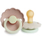 FRIGG Daisy Night Natural Rubber Pacifier 2-Pack {Drop Ship}
